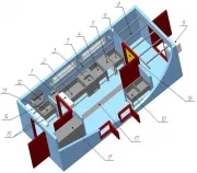 Модульный пункт убоя кроликов в контейнерном исполнении с холодильной камерой охлаждения до 100 туш